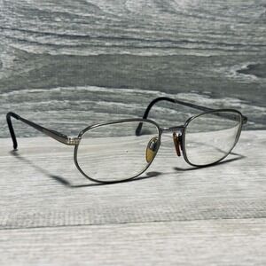 Luxottica LU‎ 1279 010-G Eyeglass Frames 53-18-135 Gray Rectangular Frames Only